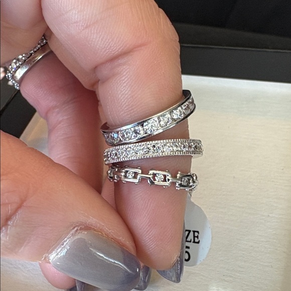 Freida Rothman Silver Stacking Ring - Picture 1 of 11